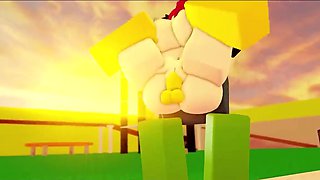 Redhair bitch getting her pussy fucked real hard outside the building