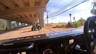 Off roading and Thai GF anal sex at home