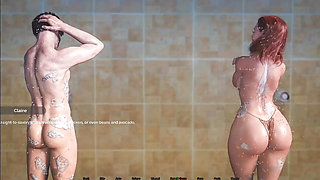 Fun in shower