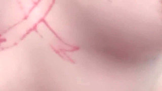 Amateur Bathroom Selfie - Pink Panties and Shaved Pussy