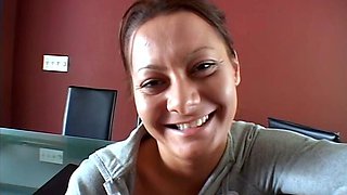 Shy brunette homemade amateur webcam teen