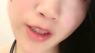 Japanese teen hello mikity toyed and facialized