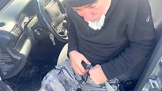 BLOWJOB IN THE CAR - I WANT TO SUCK YOUR COCK HERE AND NOW, CUM IN MY MOUTH