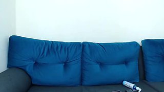 Teen Schoolgirl Masturbates Alone at Home - Asian Amateur Touching Her Pussy