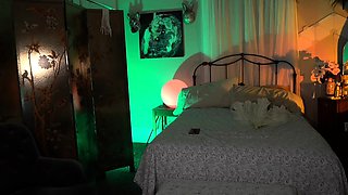 Mili jay masturbates in heels panties and stocking