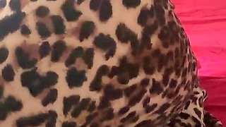 Cougar Pj Stinky Farts in Red Bed