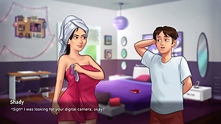 Stepsis Caught me taking panties - Summertime Saga part 12