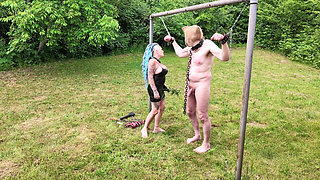 Whipped Naked in Nature