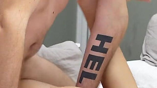 Oral Sex and Fingering Leads to Hobble Belt Bondage and a Fuck