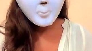 Webcam Teen masturbates and pretends you came in her mouth