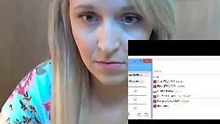Cute amateur brunette naughty in solo jerking show on camera