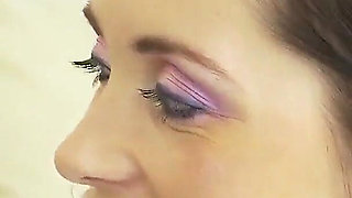 Naughty girlfriend Kaia Kane with shaved pussy likes to get penetrated in her pussy and gives blowjob