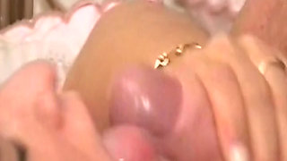 Big Booty German Babe Riding Cock in Stockings