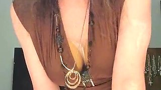 Buxom Sissy Spunking 2