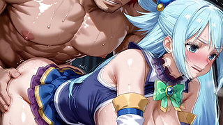 Shanks (op) X Aqua (konosuba)