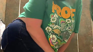Sexy Brunette Loves It When You Watch Her Pee