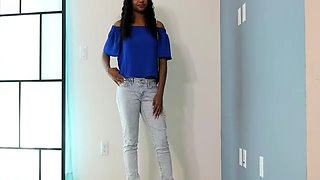 Hot Black Maid Does Some Webcam Black and Ebony