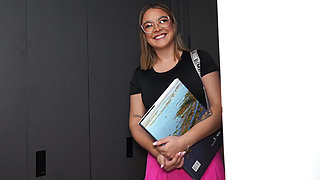 My private tutor fulfils my dreams and I fill her with cum