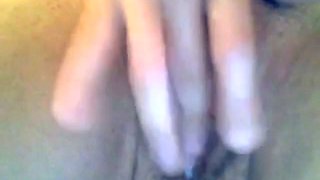 Rubbing my swollen clit and fingering