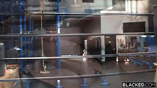 Fit Babe Kelsi Handles His Bbc At The Gym - Kelsi Monroe