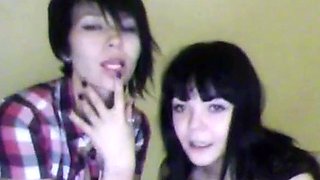 Russian Emo Girl Caught on Webcam