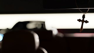 3d animation big-tit milf suggests fucking in car at parking