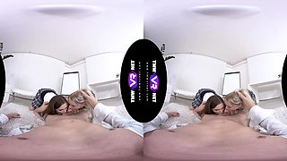 Hot College Babes Struggle To Fuck A Massive Dick - Schoolgirl Ffm Threesome