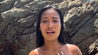 blonde 81yo teen hotty outdoor tease and masturbation