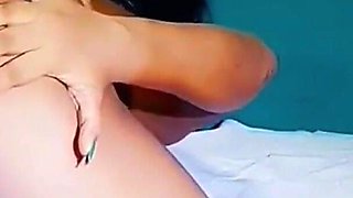 Booty Stepmother Naked on the Bad and Wants to Hardcore Fuck Me After Seeing My Big Monster Cock