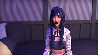 Misskitty2k gives a happy ending at the FapHouse in this 3D adventure