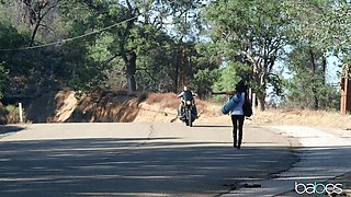 Tempting teen Runaway exciting sex clip