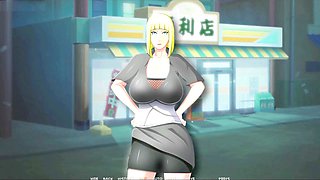 Stockings high heels, in animation, animated