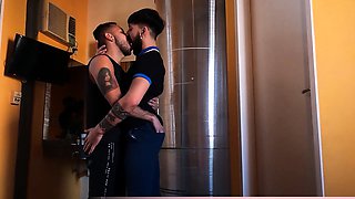 Hot amateur latin gay savors a big cock