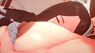 Twisted world, pussy rubbing cock, manga porn