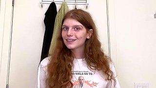 Cute amateur brunette naughty in solo jerking show on camera