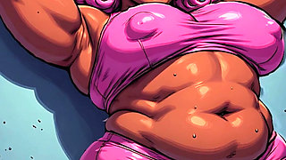 BBW Thick Black Women 3D