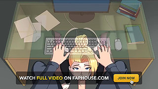 Kunoichi Trainer - Ninja Naruto Trainer - Part 110 - Secretary Blowjob Under Table by Loveskysanx