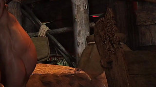 Demonic Domination: Conan Buries It in Yemania’s Big Ass - Tongue on Her Huge Tits, Then Rails Her Dripping Pussy