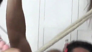 Cuckold Bitchboy Fucked in the Love Swing!