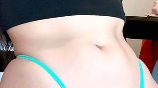 Amateur blondie solo anal masturbation