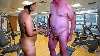 SHAVED IN THE GYM WITH ADAMANDEVE AND LUPO