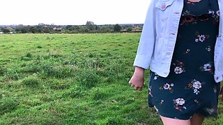 SLUT FLASHES ASS AND PUSSY IN PUBLIC