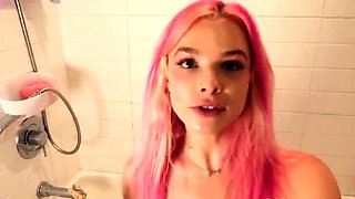 Tasha geek pregnant shaving in amateur porn shower solo