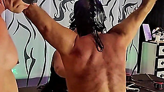 Bi-slave Hard Whipping Hard Caning by Femdom Maledom Part 2