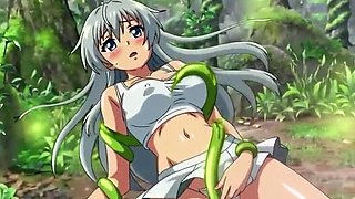 3D Hentai: Innocent Anime Girl Seduced & Hard Fucked by Monster Plant - Full Orgasm & Big Tits