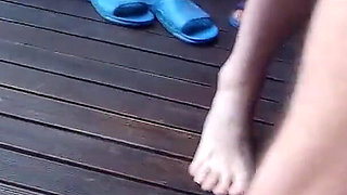 Perverted blonde babe Miss Loly is taken hard in bukkake gangbang