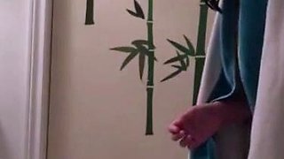 Filipina college gf Zoie wet from the shower