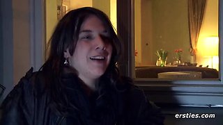 Hot German Brunette Roesi Masturbates Solo - Hardcore HD Pussy Play