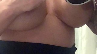 Big boobs milf masturbates with her dildo