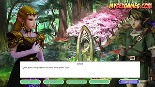 The Legend of Zelda Time to Fuck - Link Fucking Princess Zelda's cute pussy